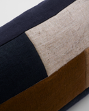 House Doctor - Pudebetræk, Patch, Sort, Sand, Brun, 50x30 cm