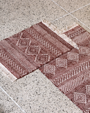 House Doctor - Tæppe, Ethnic, Brun, Natural 200x90 cm