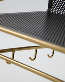 House Doctor - Hylde, Wally, Antik messingfinish, Sort