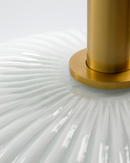 House Doctor - Lampe, Fort, Antik messingfinish, Råhvid