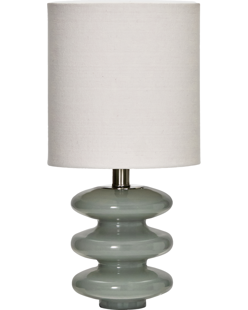 House Doctor Bordlampe Step S Lyseblå Råhvid
