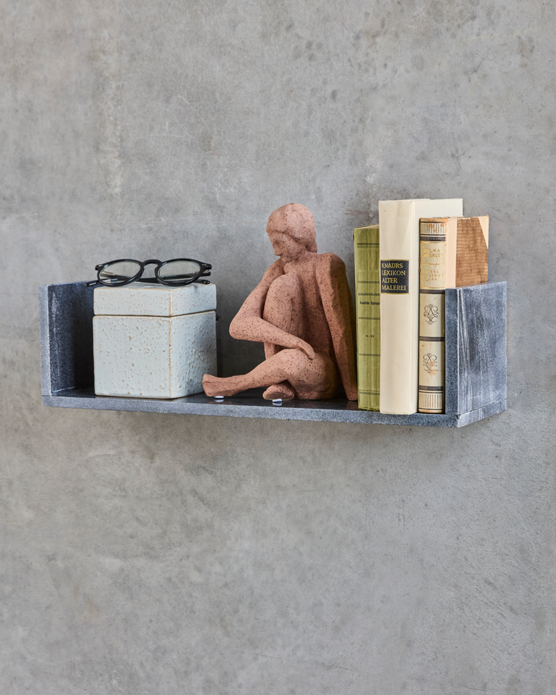 House Doctor - Hylde, Marr, Sort marmor, L50 cm