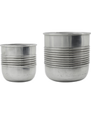 House Doctor Plante Groove Antik sølvfinish