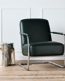 House Doctor - Loungestol, Comma, Mørkegrøn