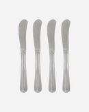 House Doctor - Smørekniv, Mora, Sølv finish, sæt af 4 stk.