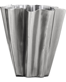 House Doctor Vase Flood Børstet sølvfinish