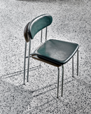 House Doctor - Stol, Pova, Krom, Mørkegrøn, 2 stk.