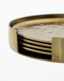 House Doctor - Coasters, Hammer, Gylden, 5 stk.