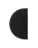Dørmåtte, HDEntry, Half Round, Sort