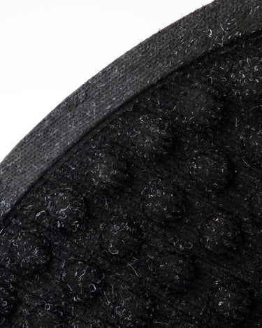 Dørmåtte, HDEntry, Half Round, Sort