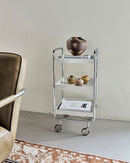 Trolley, HDRoll, Råhvid, Krom