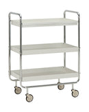 Trolley, HDRoll, Large, Råhvid, Krom