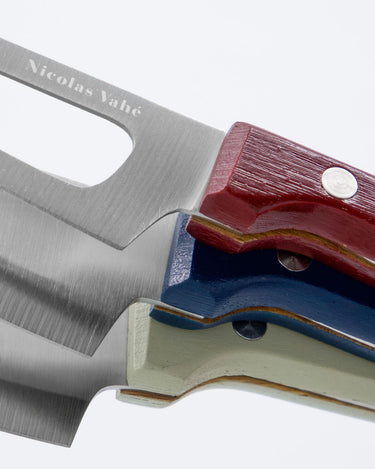 Osteknive, NVCheese Knives, Hvid, Blå, Rød