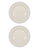Middagstallerken, NVBistro, Blå, Hvid