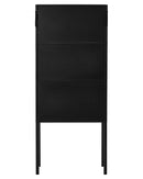 Vitrineskab, HDCabin, Sort