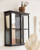 Nordal - DOWNTOWN, vægskab, sort, 81x54x23cm