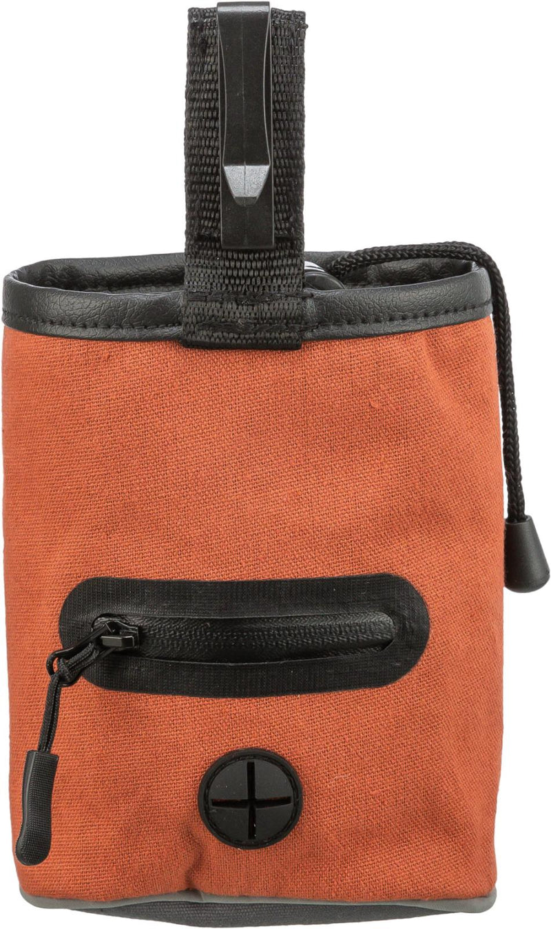 Trixie - Snack bag 2 in 1, Ø9×15 cm, godbidstaske ass. farver