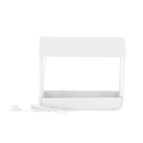 Garden Life -  Mini væksthus m. LED belysning og autotimer, Hvid, 43 x 17 x 37 cm