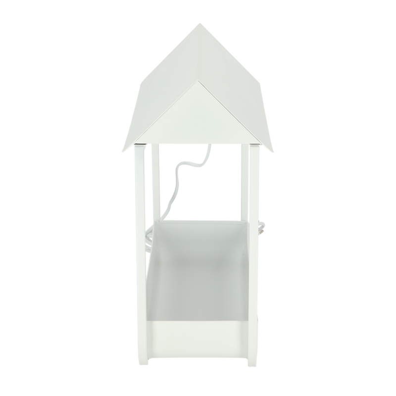 Garden Life -  Mini væksthus m. LED belysning og autotimer, Hvid, 43 x 17 x 37 cm