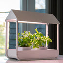 Garden Life -  Mini væksthus m. LED belysning og autotimer, Hvid, 43 x 17 x 37 cm
