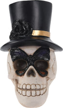 Halloween Kranie m. hat H14 cm, sæt af 2 stk.