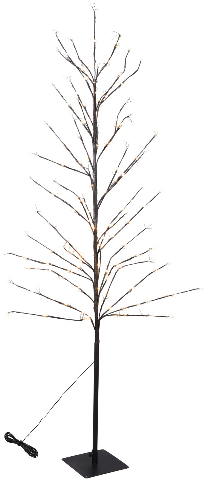 Juletræ med LED – 480 varmhvide lys – 180 cm