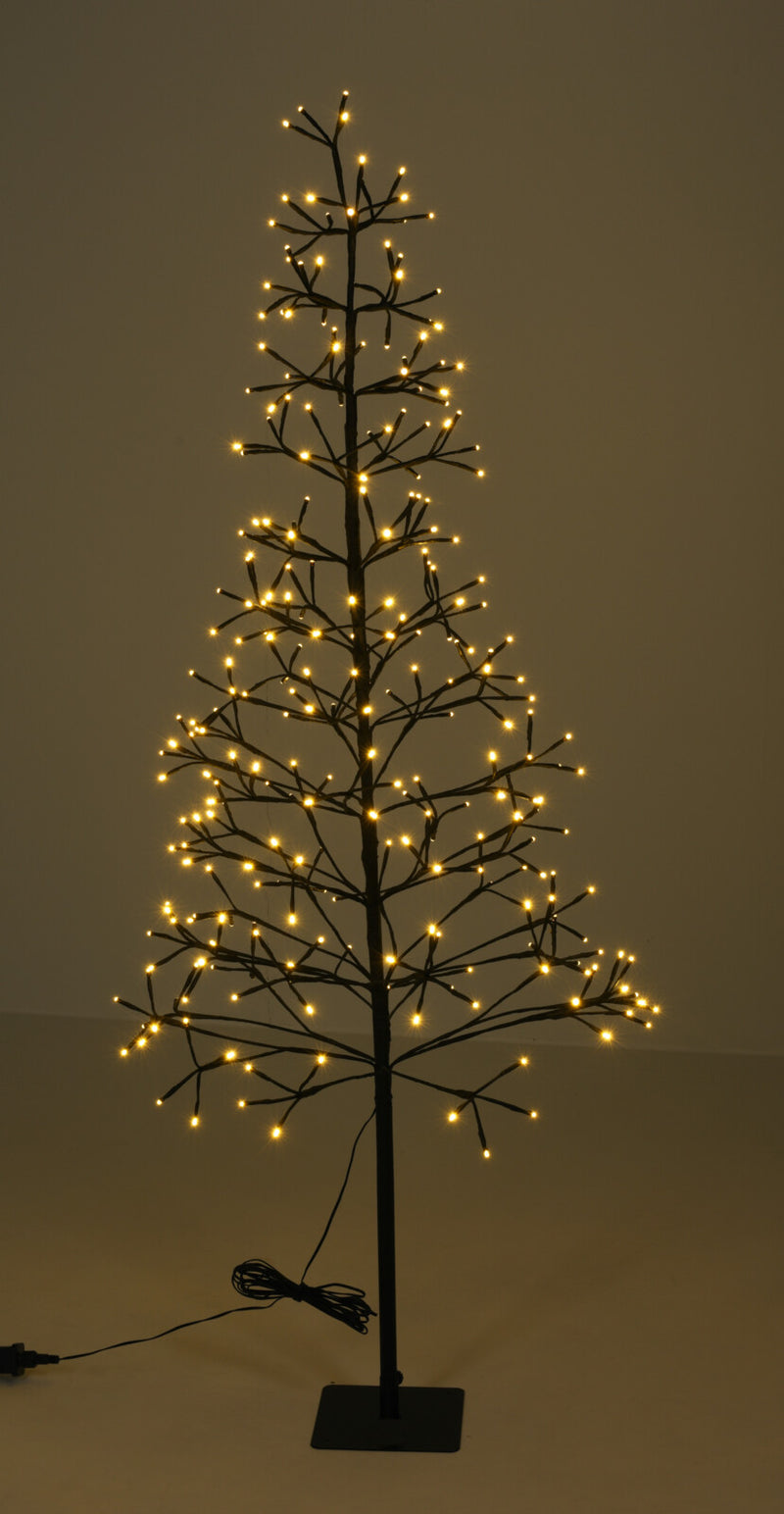 LED Juletræ, H:150cm med 280 Lys - A-Form med 12 Grene