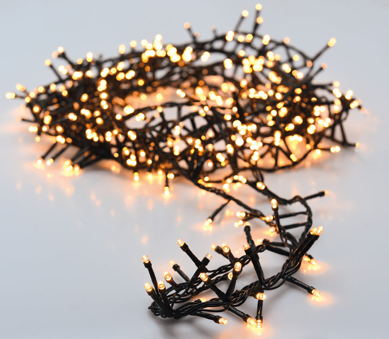 Snake lyskæde – 1000 LED – 20 meter, varmhvid