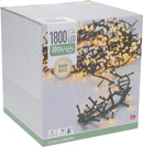 Micro Cluster lyskæde – 1800 LED – 36 meter, varmhvid