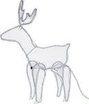 Julelys rensdyr og slæde, 14 meter