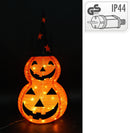 Græskar m. lys, foldbar, H90 cm