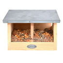 Garden Life - Egern Foderhus Dobbelt – FSC Træ med Zinktag – 25,3x17,5x18,3 cm