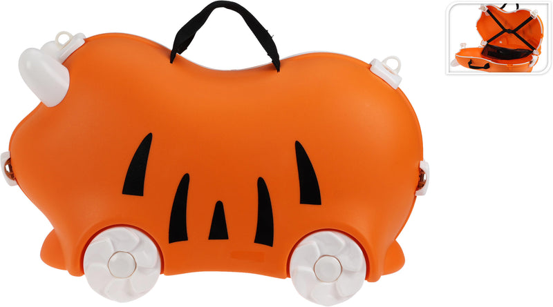Børne kuffert - orange , 55x21x32cm