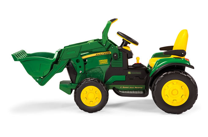 John Deere - EL Traktor, med frontskovl, 12V