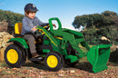John Deere - EL Traktor, med frontskovl, 12V