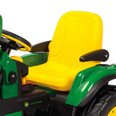 John Deere - EL Traktor, med frontskovl, 12V