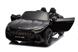 License - Mercedes SL63 AMG, 4 hjulstræ, 4x24V 200W, sort