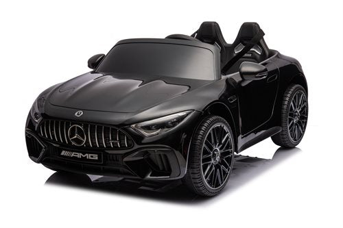 License - Mercedes SL63 AMG, 4 hjulstræ, 4x24V 200W, sort