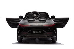 License - Mercedes SL63 AMG, 4 hjulstræ, 4x24V 200W, sort