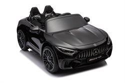 License - Mercedes SL63 AMG, 4 hjulstræ, 4x24V 200W, sort