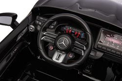 License - Mercedes SL63 AMG, 4 hjulstræ, 4x24V 200W, sort