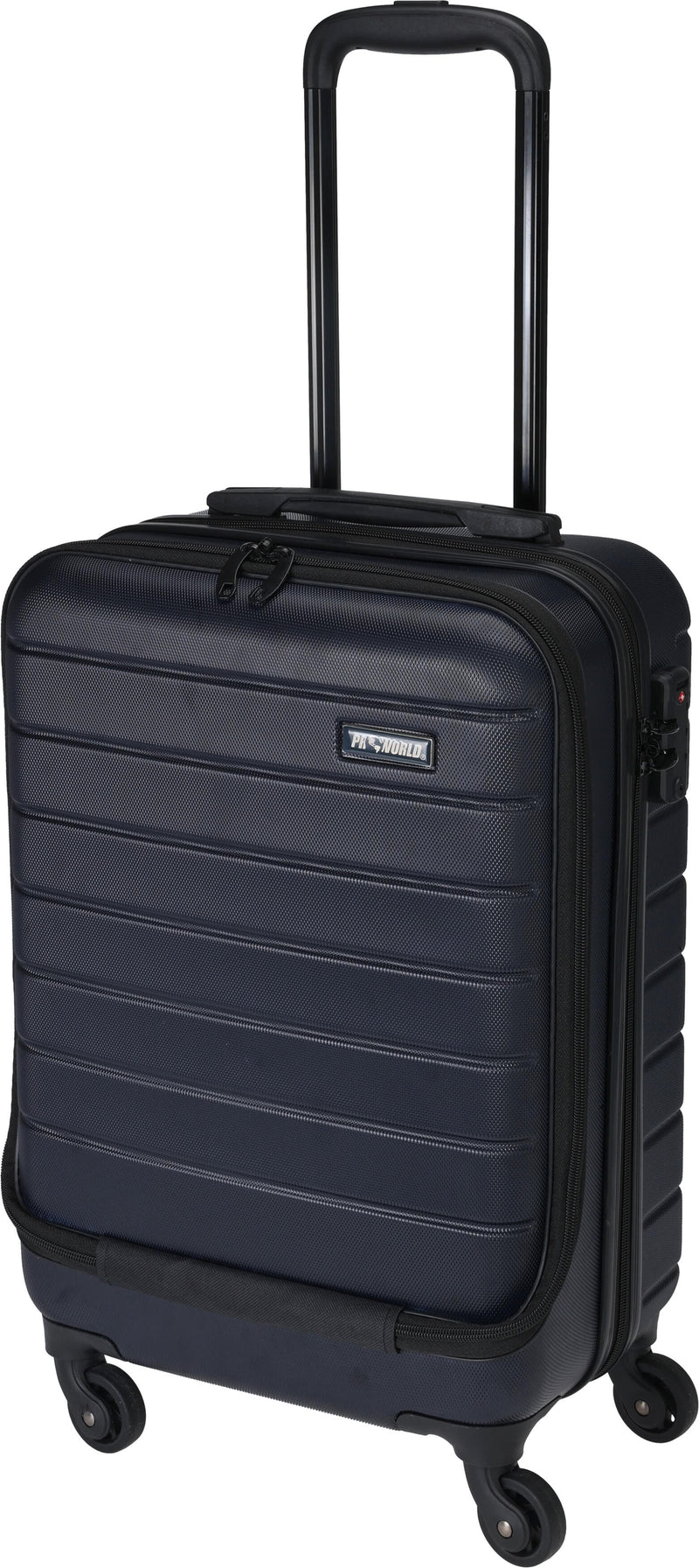 Kuffert - Trolley-kuffert 20" med frontlomme – Navy blå