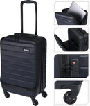 Kuffert - Trolley-kuffert 20" med frontlomme – Navy blå