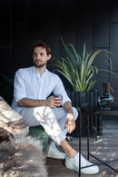 Squarely Copenhagen - GrowBIG plantekasse 45x45 cm, Mørk Eg