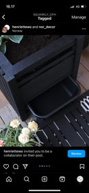 Squarely Copenhagen - GrowBIG plantekasse 45x45 cm, Mørk Eg