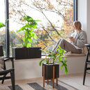 Squarely Copenhagen - GrowON plantekasse 22x22 cm, Mørk Eg