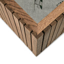 Squarely Copenhagen - GrowON plantekasse 22x22 cm, Mørk Eg