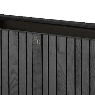 Squarely Copenhagen - GrowWIDE plantekasse 60x22 cm, Sort Ask