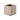 Squarely Copenhagen - GrowON plantekasse 22x22 cm, Natur Ask - Bolig og Haven