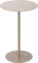 Sidebord – rundt – sand 35×53 cm